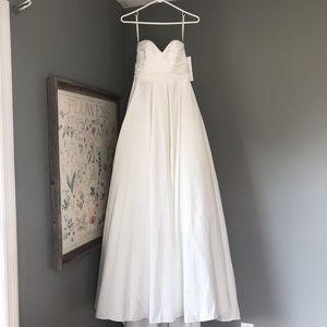 David’s Bridal Empire Waist Wedding Dress